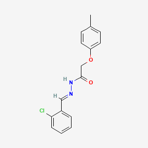 N'-[(E)-(2-chlorophenyl)methylidene]-2-(4-methylphenoxy)acetohydrazide