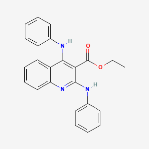 ethyl (2Z)-4-(phenylamino)-2-(phenylimino)-1,2-dihydroquinoline-3-carboxylate