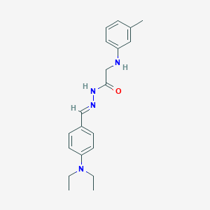 N'-(4-(Diethylamino)benzylidene)-2-(3-toluidino)acetohydrazide