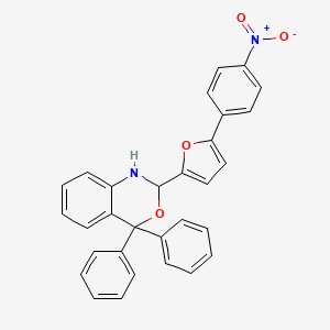 2-[5-(4-nitrophenyl)furan-2-yl]-4,4-diphenyl-1,4-dihydro-2H-3,1-benzoxazine