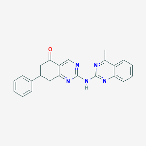 2-[(4-methylquinazolin-2-yl)amino]-7-phenyl-7,8-dihydroquinazolin-5(6H)-one