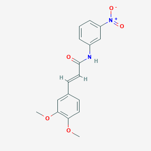 (2E)-3-(3,4-dimethoxyphenyl)-N-(3-nitrophenyl)prop-2-enamide