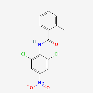 N-(2,6-dichloro-4-nitrophenyl)-2-methylbenzamide