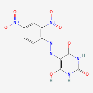 5-[2-(2,4-dinitrophenyl)hydrazinylidene]pyrimidine-2,4,6(1H,3H,5H)-trione