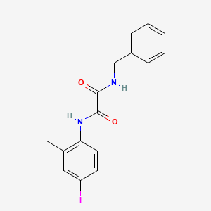 molecular formula C16H15IN2O2 B11562371 N-benzyl-N'-(4-iodo-2-methylphenyl)ethanediamide 