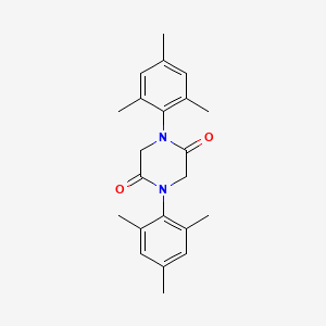 molecular formula C22H26N2O2 B11562532 1,4-Bis(2,4,6-trimethylphenyl)piperazine-2,5-dione 