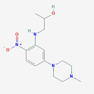 1-[5-(4-Methyl-piperazin-1-yl)-2-nitro-phenylamino]-propan-2-ol