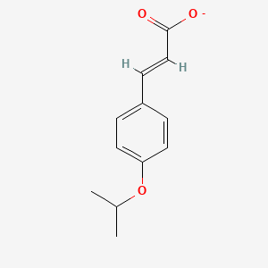 (2E)-3-[4-(propan-2-yloxy)phenyl]prop-2-enoate