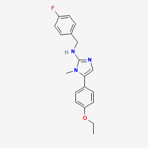 5-(4-ethoxyphenyl)-N-(4-fluorobenzyl)-1-methyl-1H-imidazol-2-amine