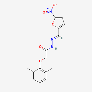 2-(2,6-dimethylphenoxy)-N'-[(E)-(5-nitrofuran-2-yl)methylidene]acetohydrazide