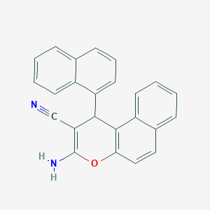 3-amino-1-(naphthalen-1-yl)-1H-benzo[f]chromene-2-carbonitrile