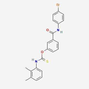 O-{3-[(4-bromophenyl)carbamoyl]phenyl} (2,3-dimethylphenyl)carbamothioate