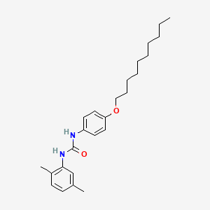 1-[4-(Decyloxy)phenyl]-3-(2,5-dimethylphenyl)urea