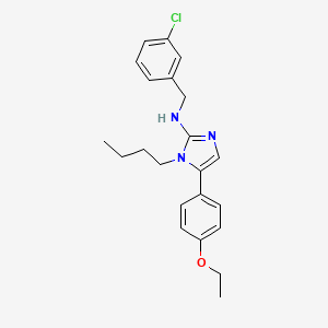 1-butyl-N-(3-chlorobenzyl)-5-(4-ethoxyphenyl)-1H-imidazol-2-amine