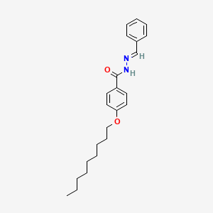 4-(nonyloxy)-N'-[(E)-phenylmethylidene]benzohydrazide