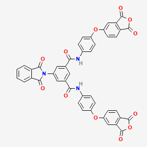 N,N'-bis{4-[(1,3-dioxo-1,3-dihydro-2-benzofuran-5-yl)oxy]phenyl}-5-(1,3-dioxo-1,3-dihydro-2H-isoindol-2-yl)benzene-1,3-dicarboxamide