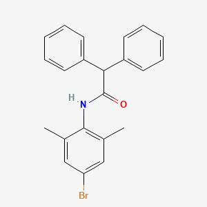 molecular formula C22H20BrNO B11563238 N-(4-bromo-2,6-dimethylphenyl)-2,2-diphenylacetamide 