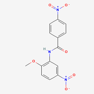 N-(2-methoxy-5-nitrophenyl)-4-nitrobenzamide