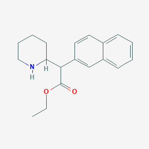 molecular formula C₁₉H₂₃NO₂ B1156338 Ethylnaphthidate 
