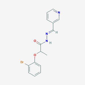 2-(2-Bromo-phenoxy)-propionic acid pyridin-3-ylmethylene-hydrazide