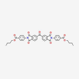 butyl 4-[5-({2-[4-(butoxycarbonyl)phenyl]-1,3-dioxo-2,3-dihydro-1H-isoindol-5-yl}carbonyl)-1,3-dioxo-1,3-dihydro-2H-isoindol-2-yl]benzoate