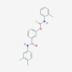 1,2-Dimethyl-4-({3-[(2-toluidinocarbothioyl)oxy]benzoyl}amino)benzene