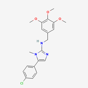 5-(4-chlorophenyl)-1-methyl-N-(3,4,5-trimethoxybenzyl)-1H-imidazol-2-amine