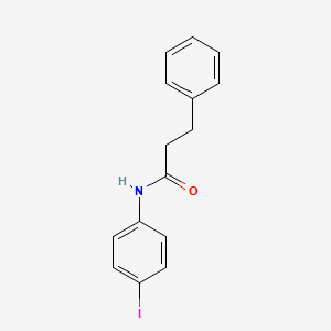 molecular formula C15H14INO B11563750 N-(4-iodophenyl)-3-phenylpropanamide 