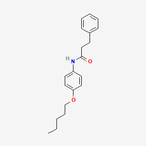 N-[4-(pentyloxy)phenyl]-3-phenylpropanamide