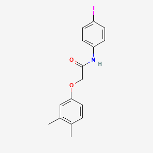 2-(3,4-dimethylphenoxy)-N-(4-iodophenyl)acetamide