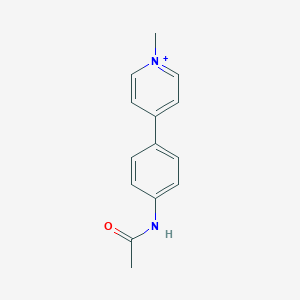 molecular formula C14H15N2O+ B011564 1-Methyl-4-(4'-acetamidophenyl)pyridinium CAS No. 106362-27-0