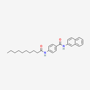 4-(decanoylamino)-N-(naphthalen-2-yl)benzamide