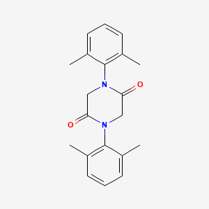 molecular formula C20H22N2O2 B11564188 1,4-Bis(2,6-dimethylphenyl)piperazine-2,5-dione 