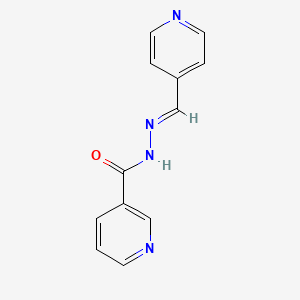 N'-[(E)-pyridin-4-ylmethylidene]pyridine-3-carbohydrazide