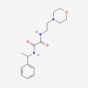 N-[2-(morpholin-4-yl)ethyl]-N'-(1-phenylethyl)ethanediamide