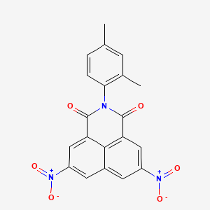 2-(2,4-dimethylphenyl)-5,8-dinitro-1H-benzo[de]isoquinoline-1,3(2H)-dione