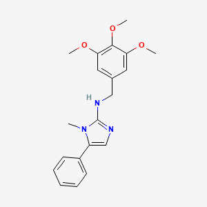 1-methyl-5-phenyl-N-(3,4,5-trimethoxybenzyl)-1H-imidazol-2-amine