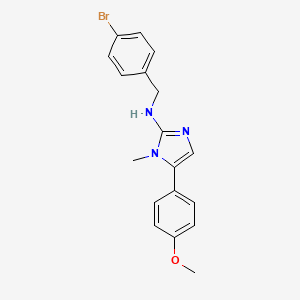 N-(4-bromobenzyl)-5-(4-methoxyphenyl)-1-methyl-1H-imidazol-2-amine