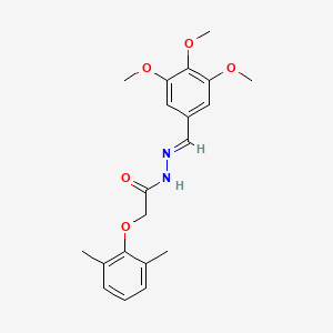 2-(2,6-dimethylphenoxy)-N'-[(E)-(3,4,5-trimethoxyphenyl)methylidene]acetohydrazide