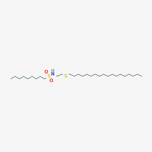 N-[2-(octadecylsulfanyl)ethyl]nonane-1-sulfonamide