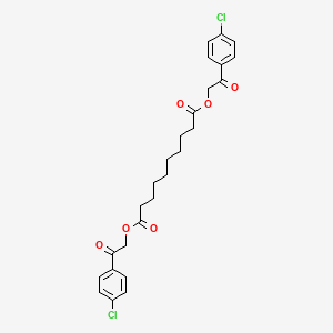 Bis[2-(4-chlorophenyl)-2-oxoethyl] decanedioate