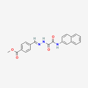 methyl 4-[(E)-{2-[(naphthalen-2-ylamino)(oxo)acetyl]hydrazinylidene}methyl]benzoate