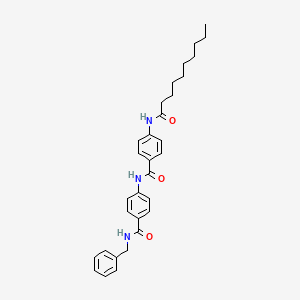 N-[4-(benzylcarbamoyl)phenyl]-4-(decanoylamino)benzamide