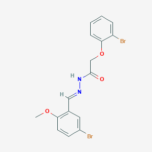 N'-[(E)-(5-bromo-2-methoxyphenyl)methylidene]-2-(2-bromophenoxy)acetohydrazide