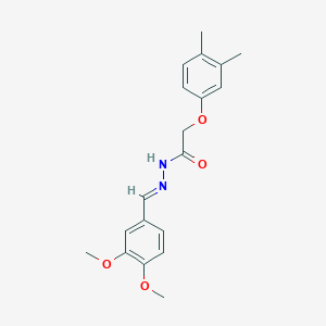 N'-[(E)-(3,4-dimethoxyphenyl)methylidene]-2-(3,4-dimethylphenoxy)acetohydrazide