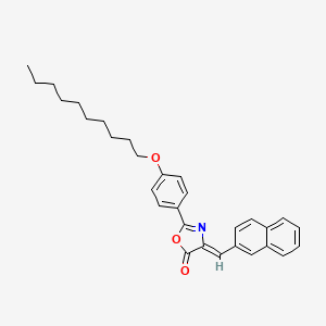 (4Z)-2-[4-(decyloxy)phenyl]-4-(naphthalen-2-ylmethylidene)-1,3-oxazol-5(4H)-one