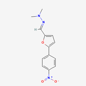 (2E)-1,1-dimethyl-2-{[5-(4-nitrophenyl)furan-2-yl]methylidene}hydrazine