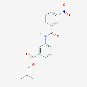 2-Methylpropyl 3-{[(3-nitrophenyl)carbonyl]amino}benzoate