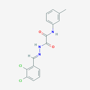 2-(2-(2,3-Dichlorobenzylidene)hydrazino)-N-(3-methylphenyl)-2-oxoacetamide