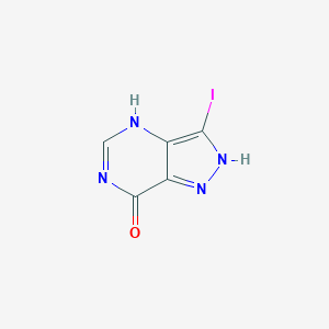3-iodo-1H,4H,7H-pyrazolo[4,3-d]pyrimidin-7-one